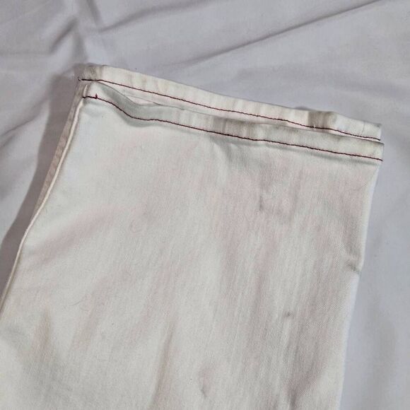 TOMMY BAHAMA CAICOS WHITE JEANS MENS 42 X 32 VINTAGE SLIM STRETCH - Picture 4 of 8